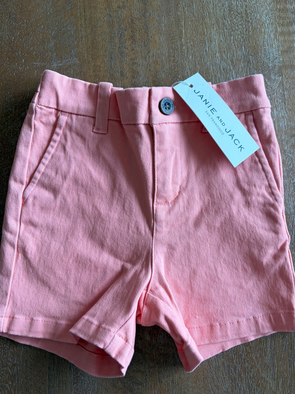 Janie and Jack Coral Pink Shorts